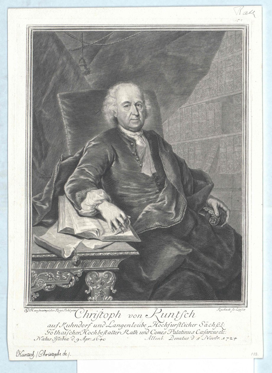 Christoph von Kuntsch de Artist Unknown