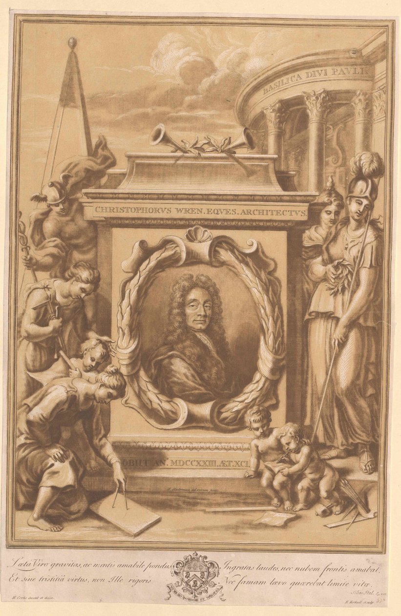 Christopher Wren (impressão) de Artist Unknown