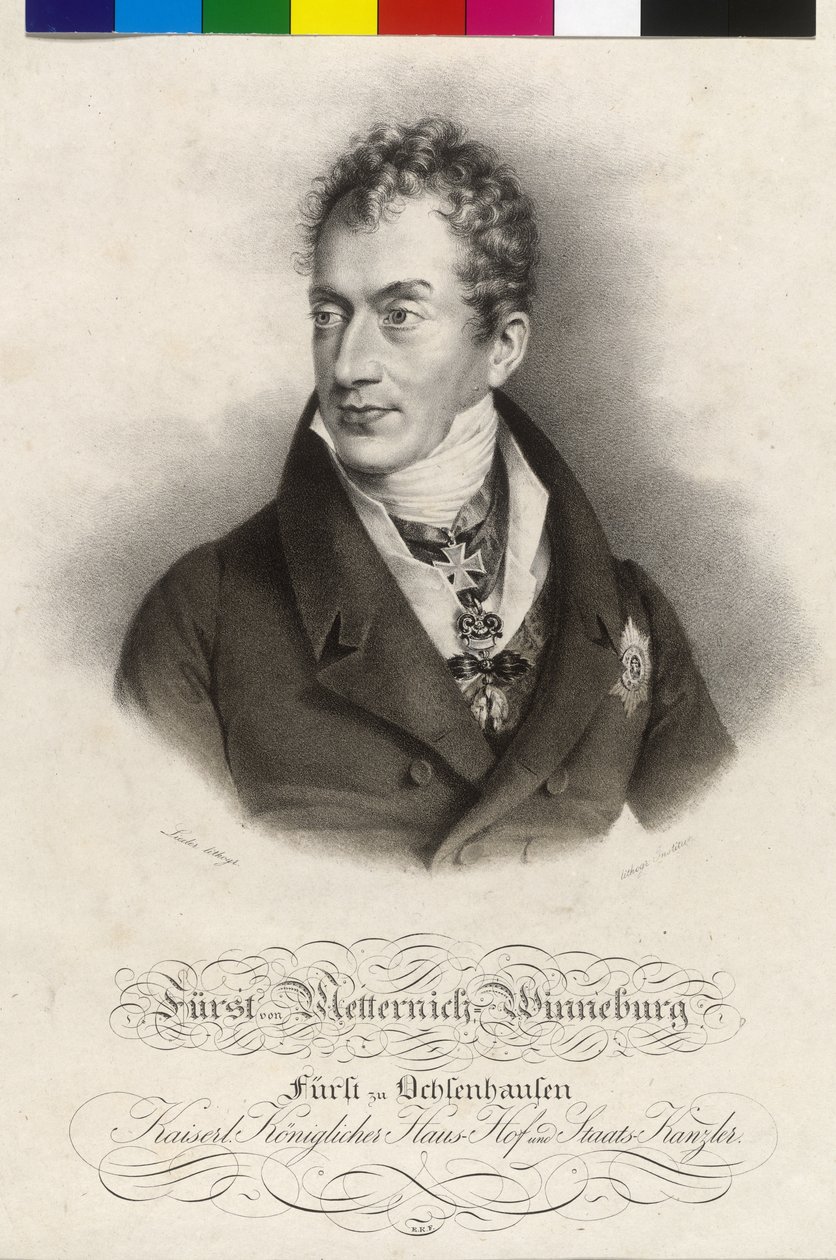 Clemente Wenzel Lothar Conde de Metternich-Winneburg de Artist Unknown
