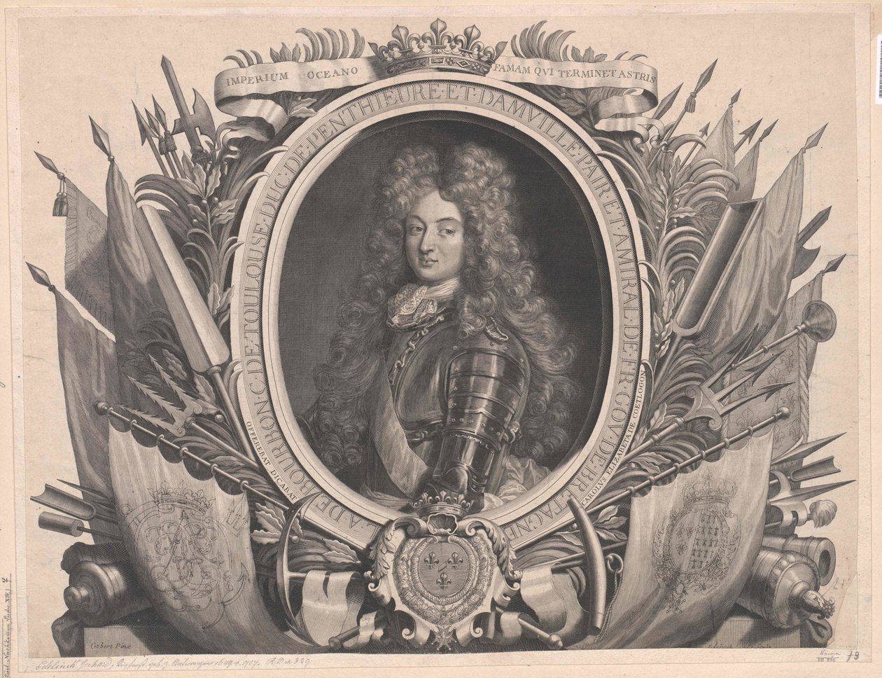 Conde de Toulouse Bourbon (impressão) de Artist Unknown