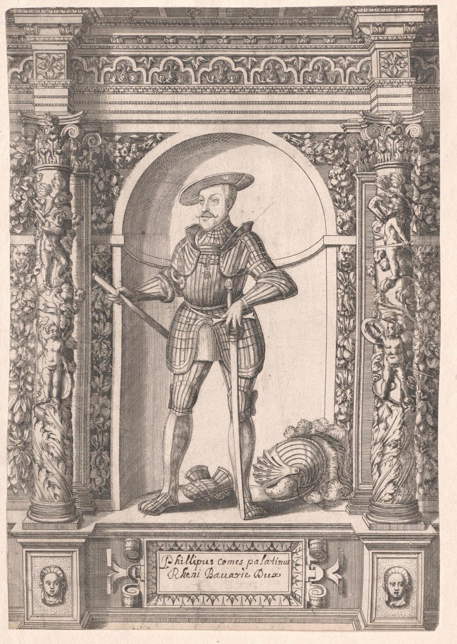 Conde Palatino do Reno Philipp, o coração aberto de Artist Unknown