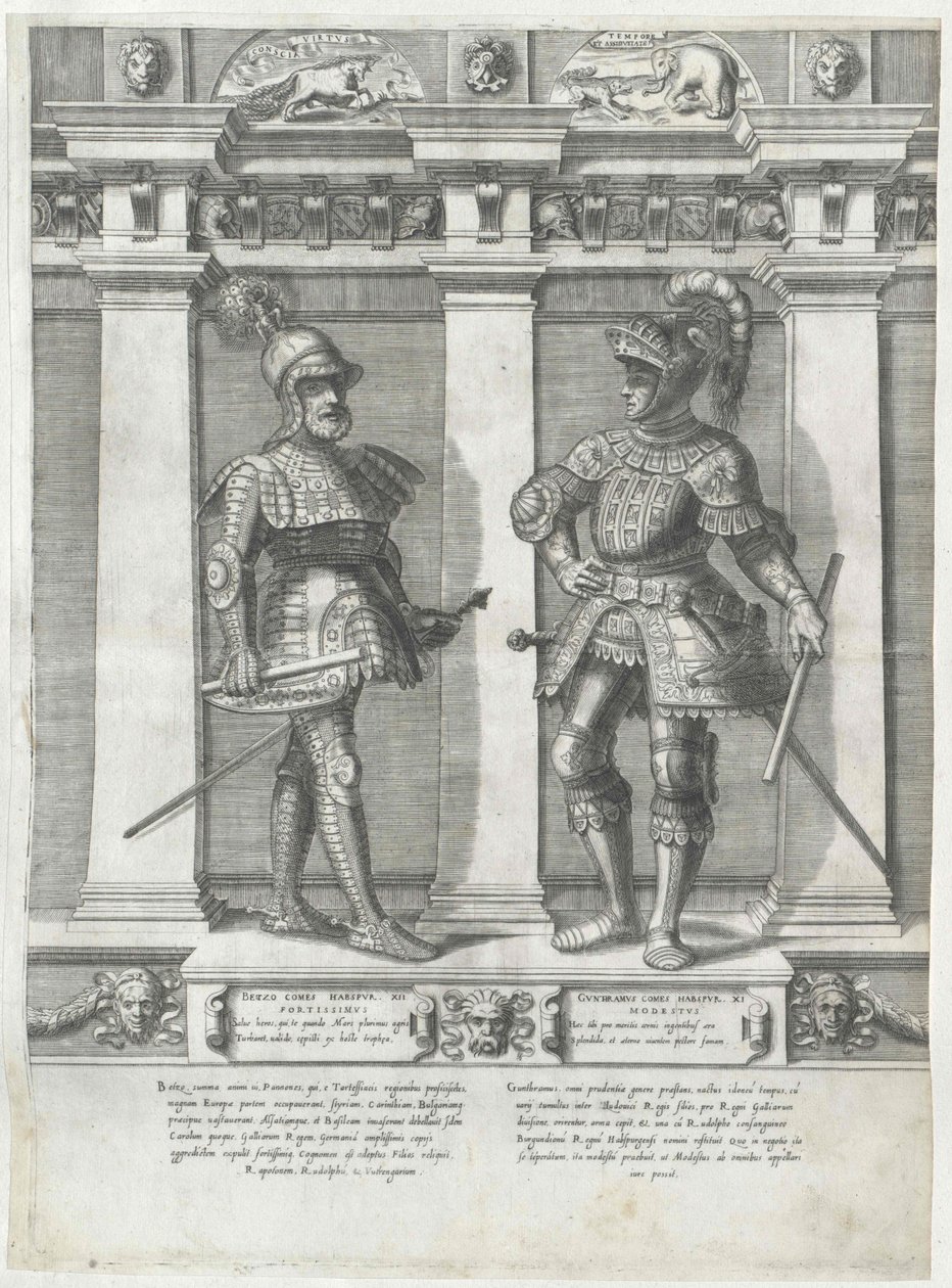Conde de Habsburgo Guntram, o Rico de Artist Unknown