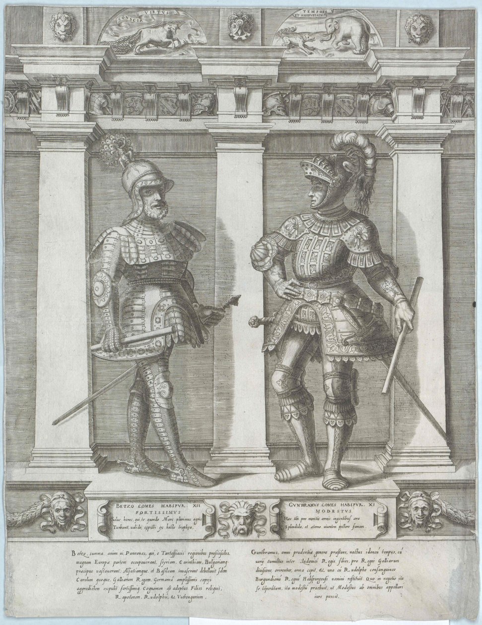 Conde de Habsburgo Guntram, o Rico de Artist Unknown