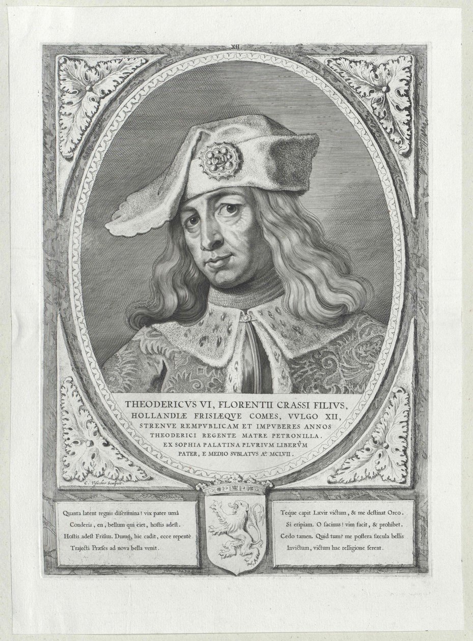 Conde de Holanda Dietrich VI (impressão) de Artist Unknown