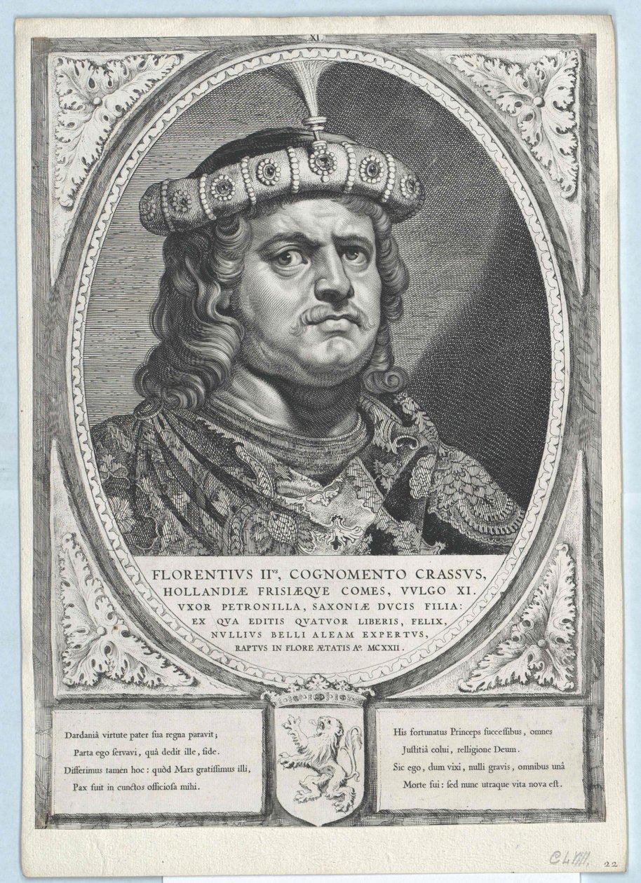 Conde de Holanda Florença II (impressão) de Artist Unknown