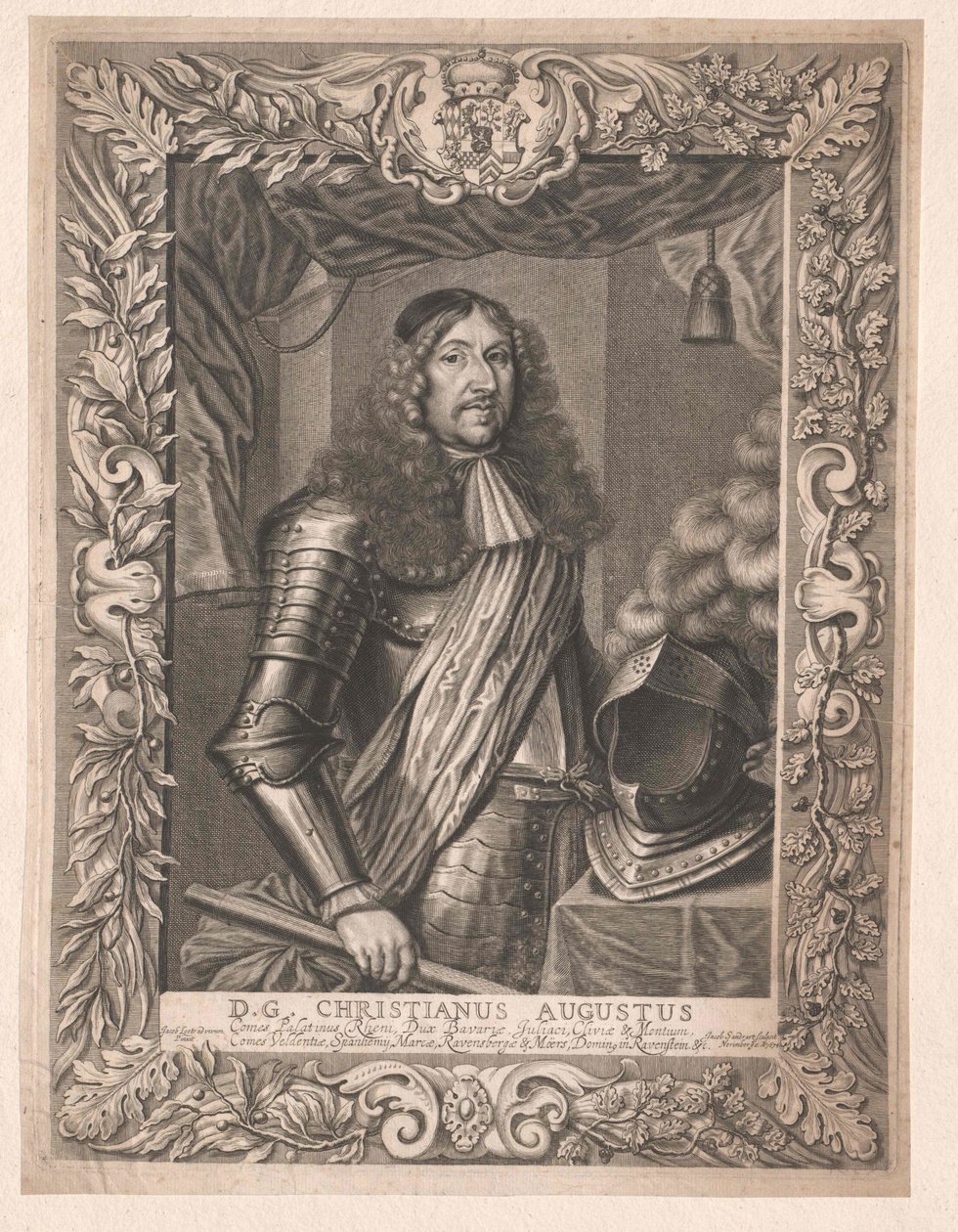 Conde palatino e conde de Sulzbach Christian August de Artist Unknown
