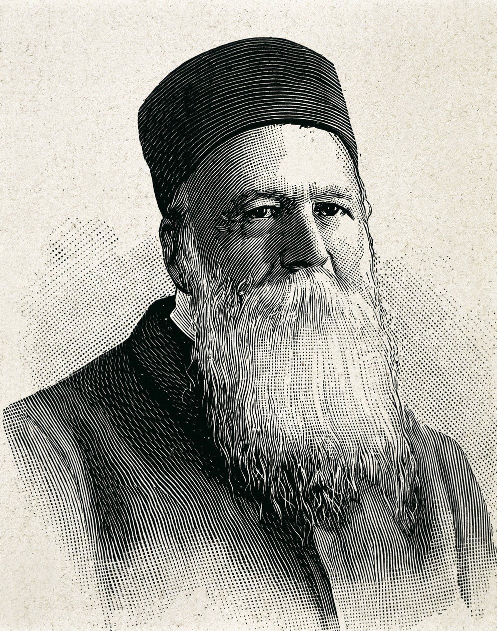 DUNANT, Henri (1845-1923). Fundador da Cruz Vermelha (1863). Prémio Nobel da Paz em 1901. Retrato. Gravura. de Artist Unknown