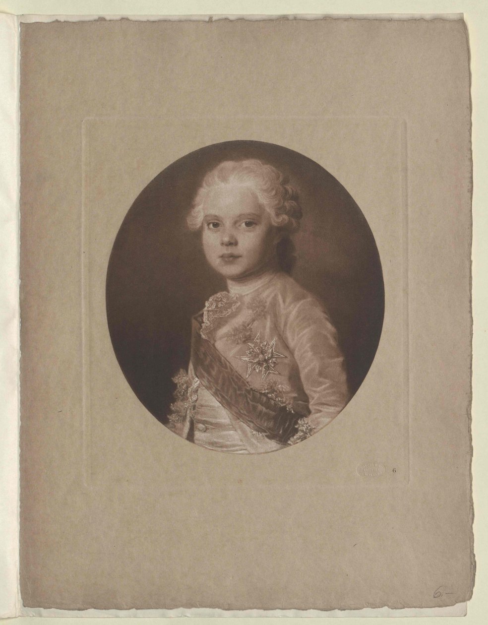 Delfim de França Luís XVII. de Artist Unknown