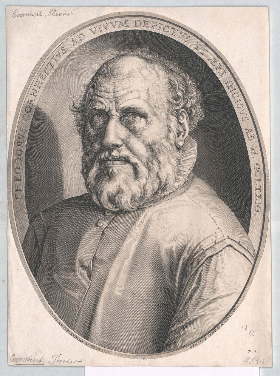 Dirck Volckertszoon Coornhert de Artist Unknown