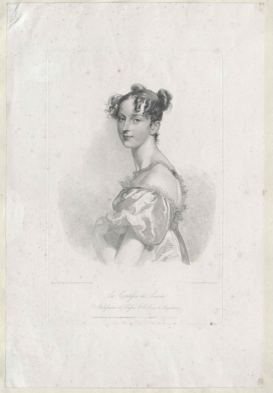 Dorothea von Benckendorff de Artist Unknown