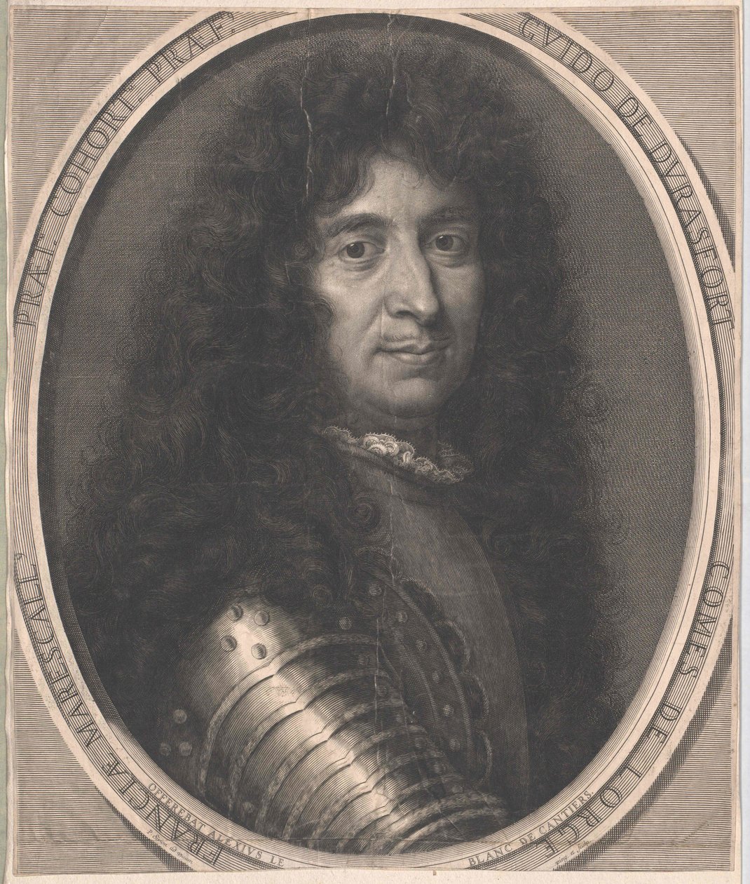 Duque de Lorges Durfort (impressão) de Artist Unknown