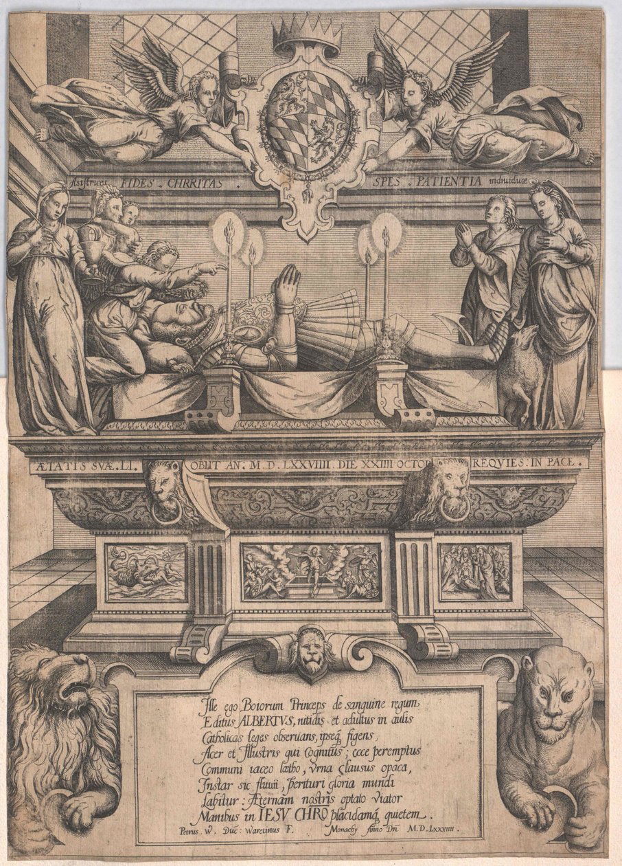Duque da Baviera Albrecht V. de Artist Unknown
