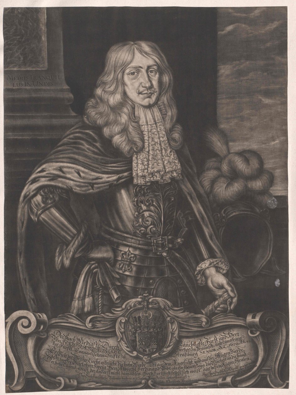 Duque de Brunswick-Bevern Ferdinand Albrecht I de Artist Unknown