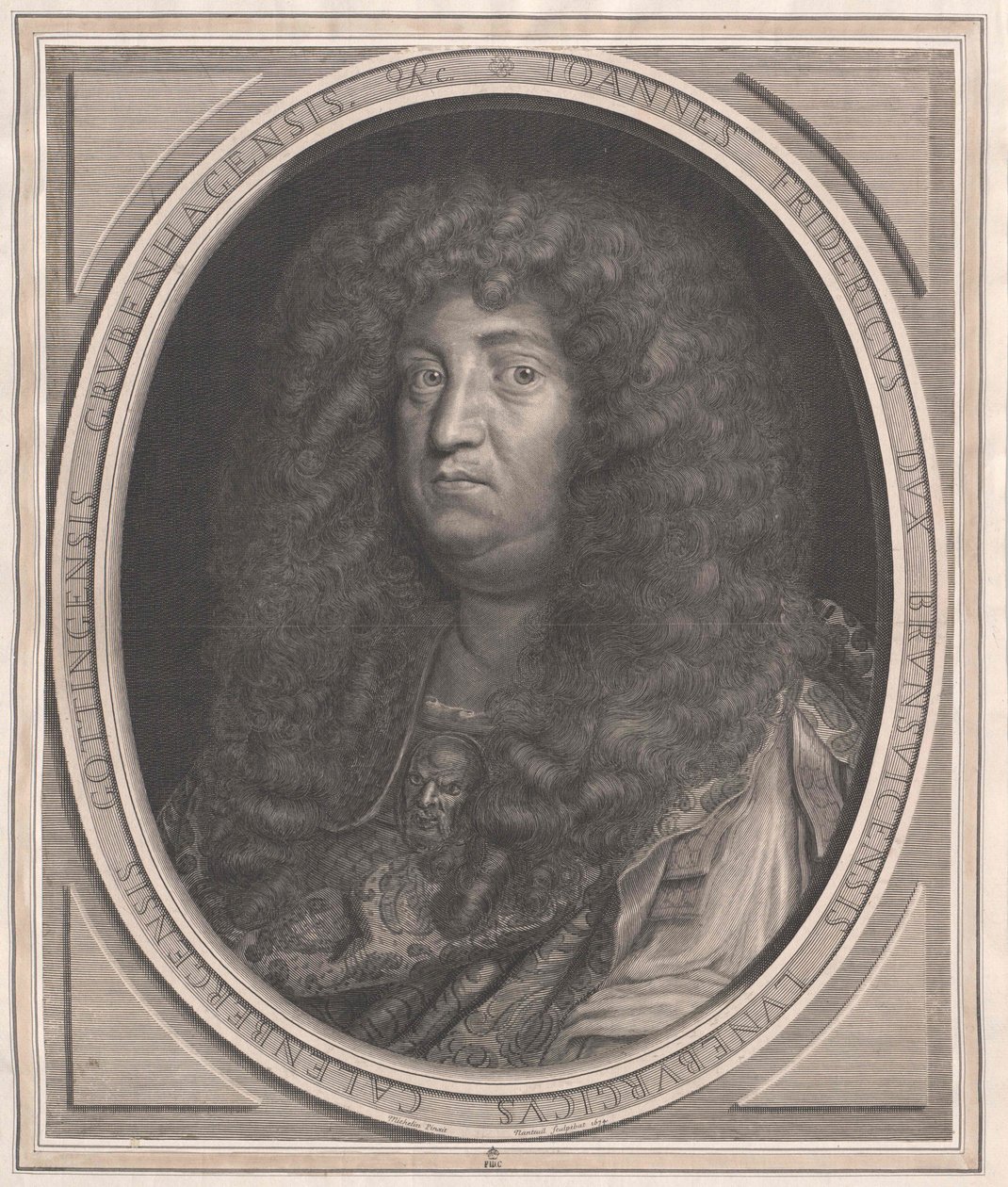 Duque de Brunswick-Lueneburg Johann Friedrich (impressão) de Artist Unknown