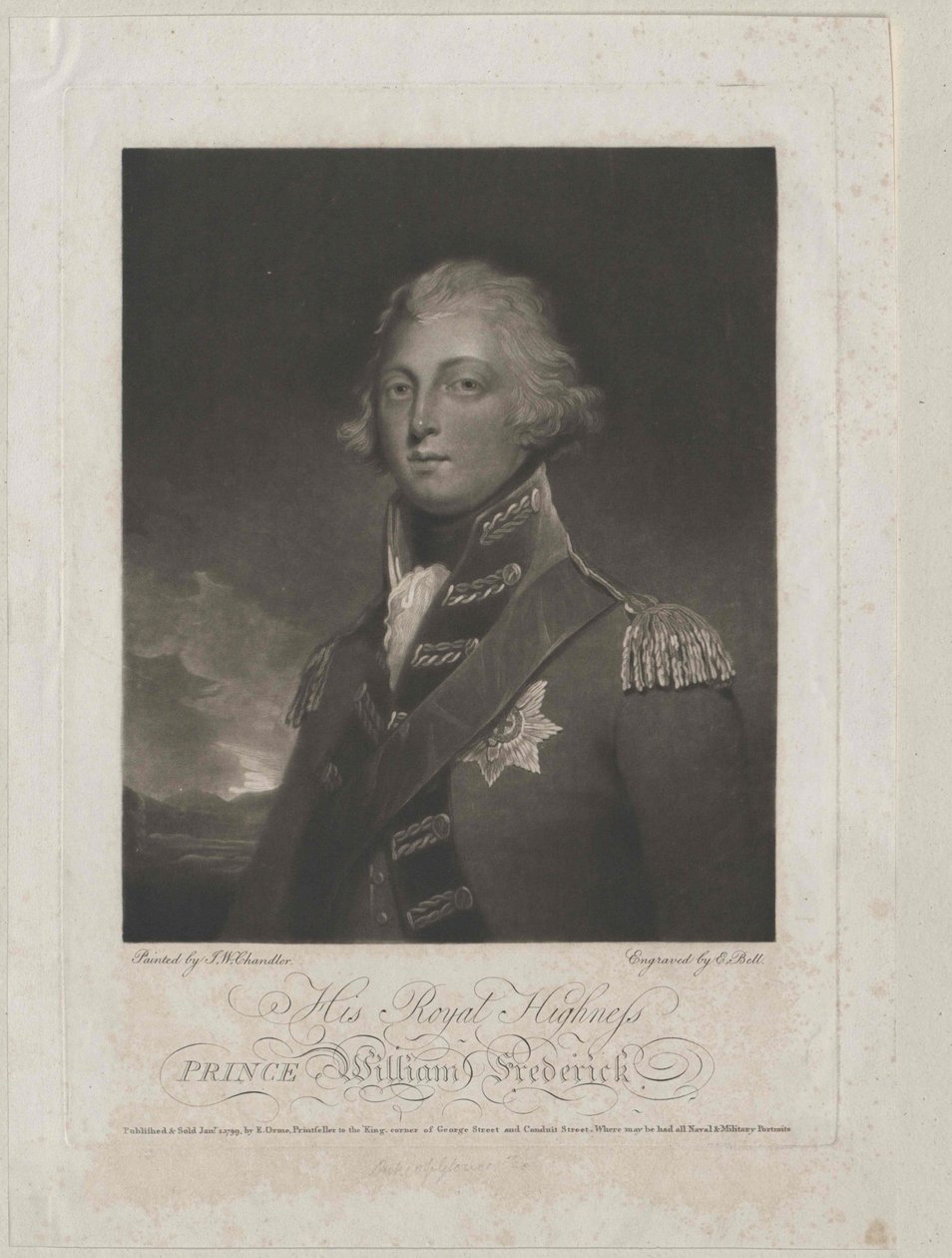 Duque de Gloucester William Fredric de Artist Unknown