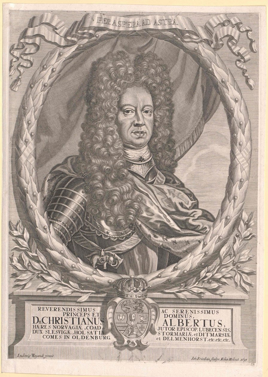 Duque de Holstein-Gottorp Christian Albert de Artist Unknown