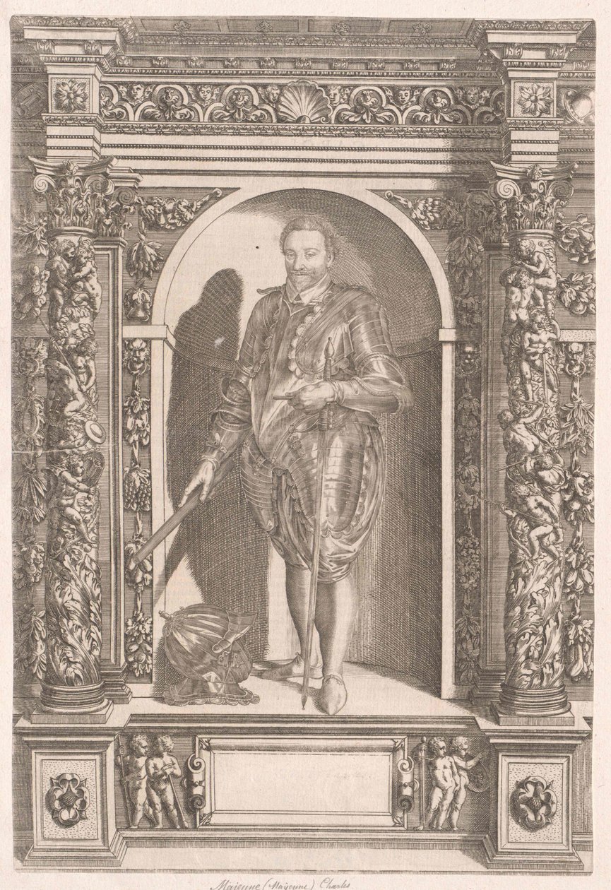 Duque de Mayenne Carlos de Lorena de Artist Unknown