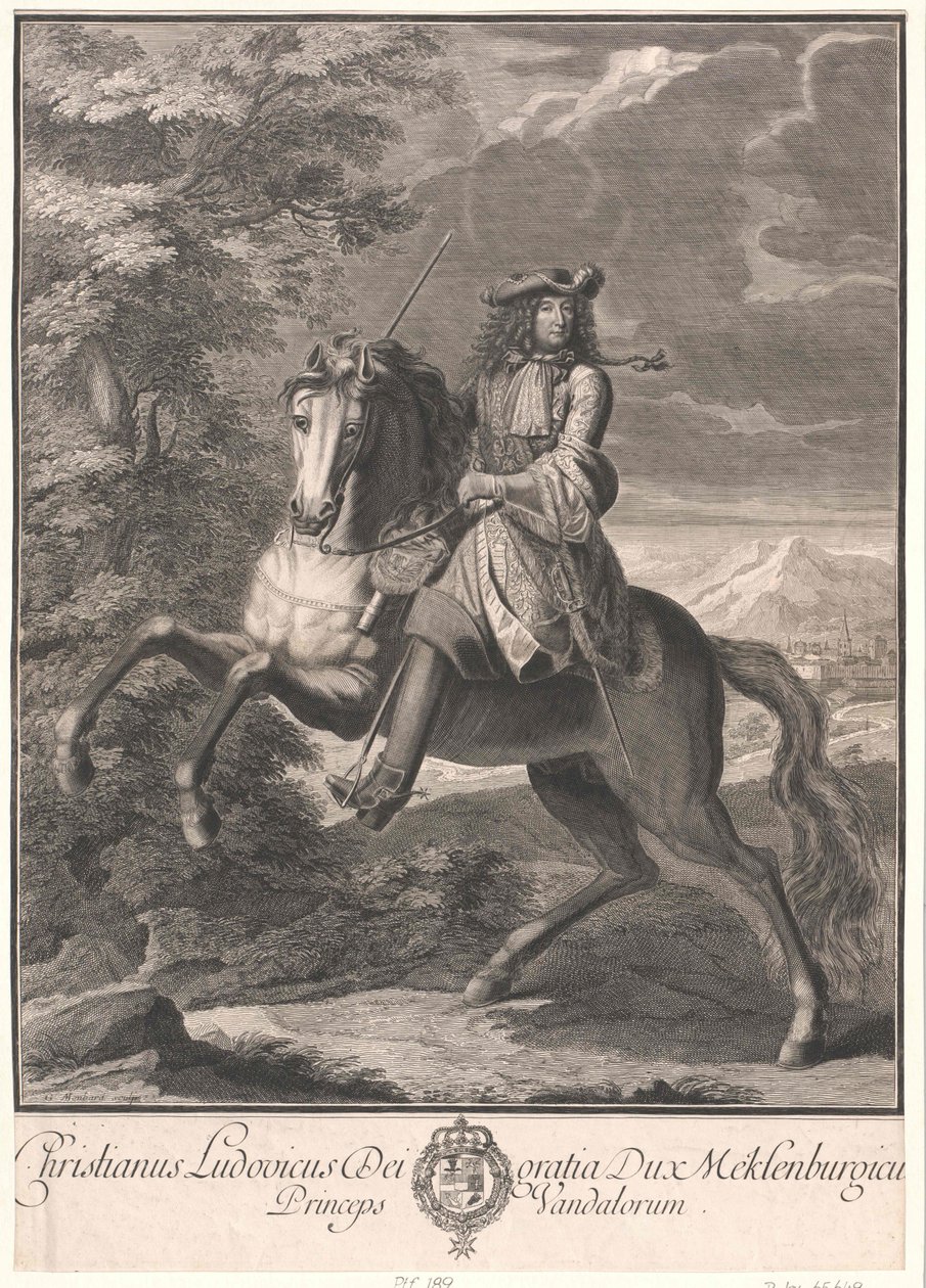 Duque de Mecklenburg-Schwerin Christian Louis I de Artist Unknown
