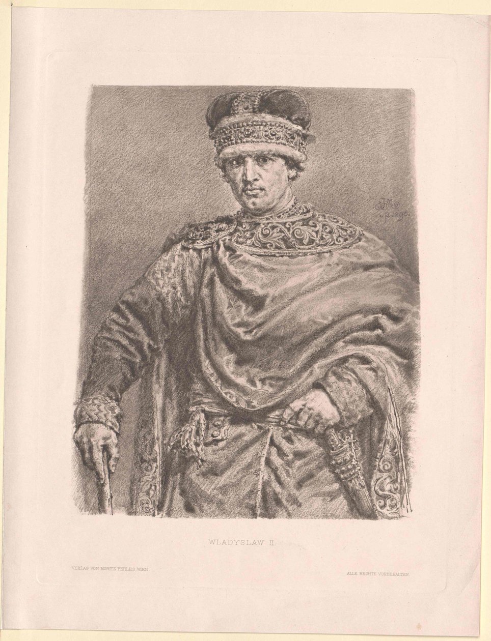 Duque da Polónia Vladislav II de Artist Unknown