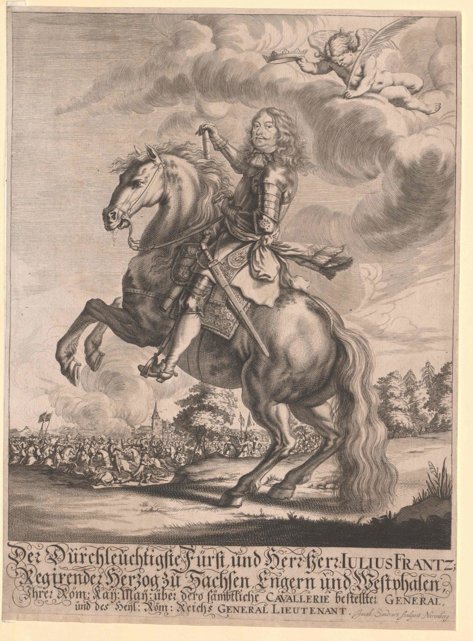 Duque da Saxónia-Lauenburgo Julius Franz de Artist Unknown
