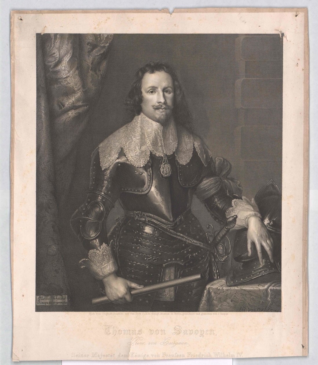 Duque de Saboia Carignan Franz Thomas de Artist Unknown