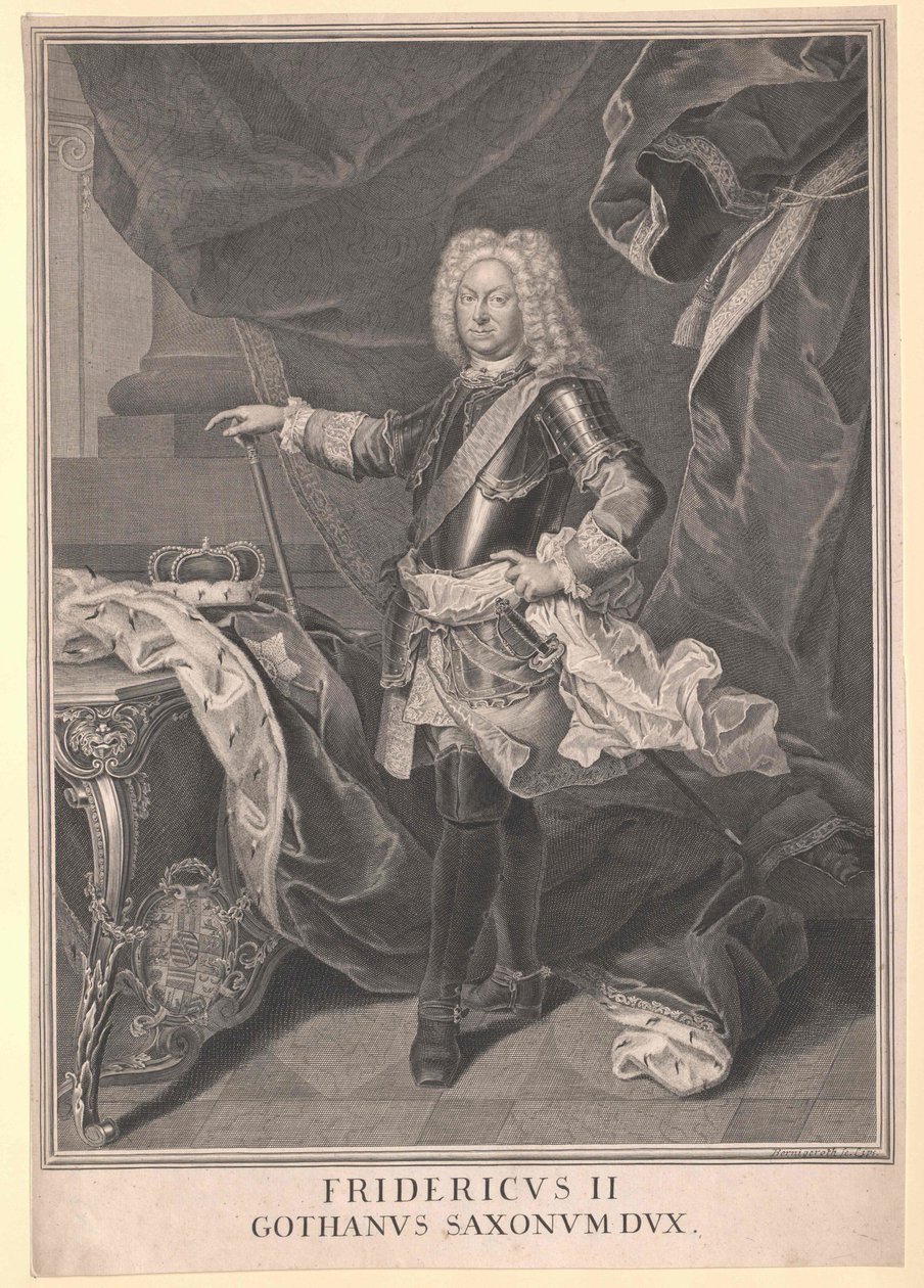 Duque de Saxe-Gotha Frederico II de Artist Unknown