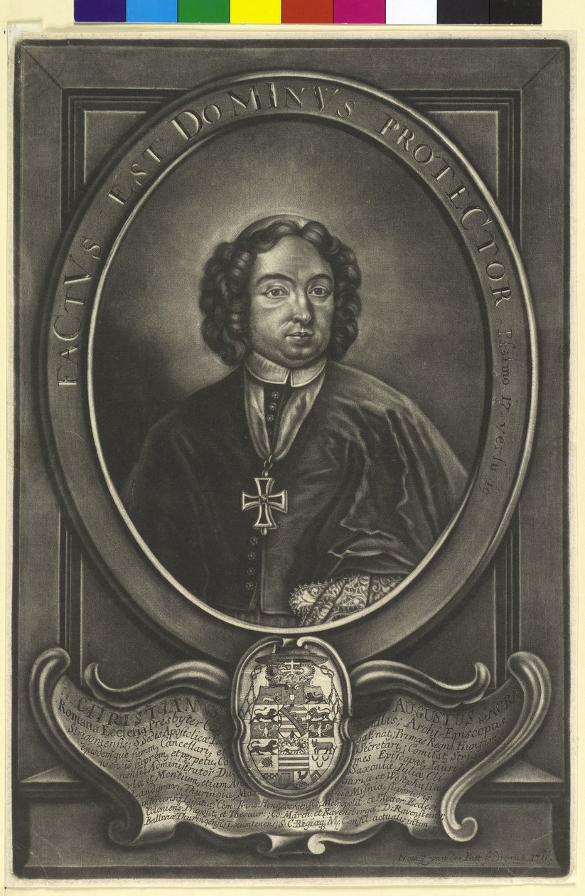 Duque de Saxe-Zeitz Christian August de Artist Unknown