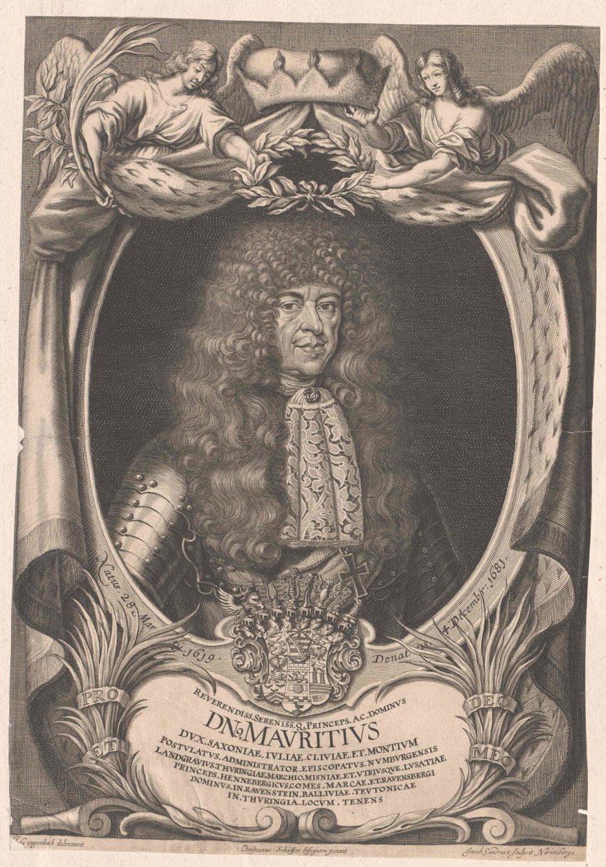 Duque de Saxe-Zeitz Moritz de Artist Unknown