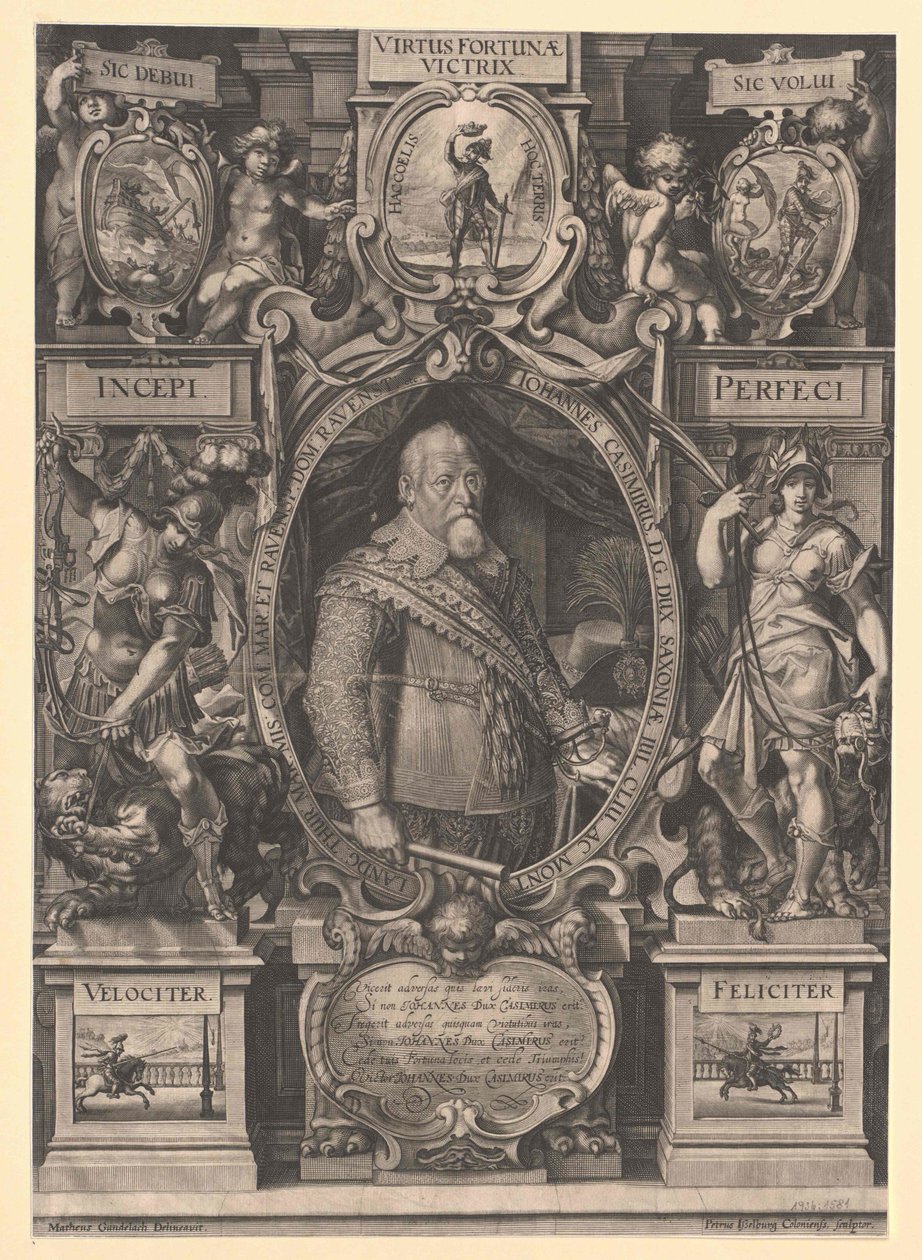 Duque da Saxónia Johann Casimir de Artist Unknown