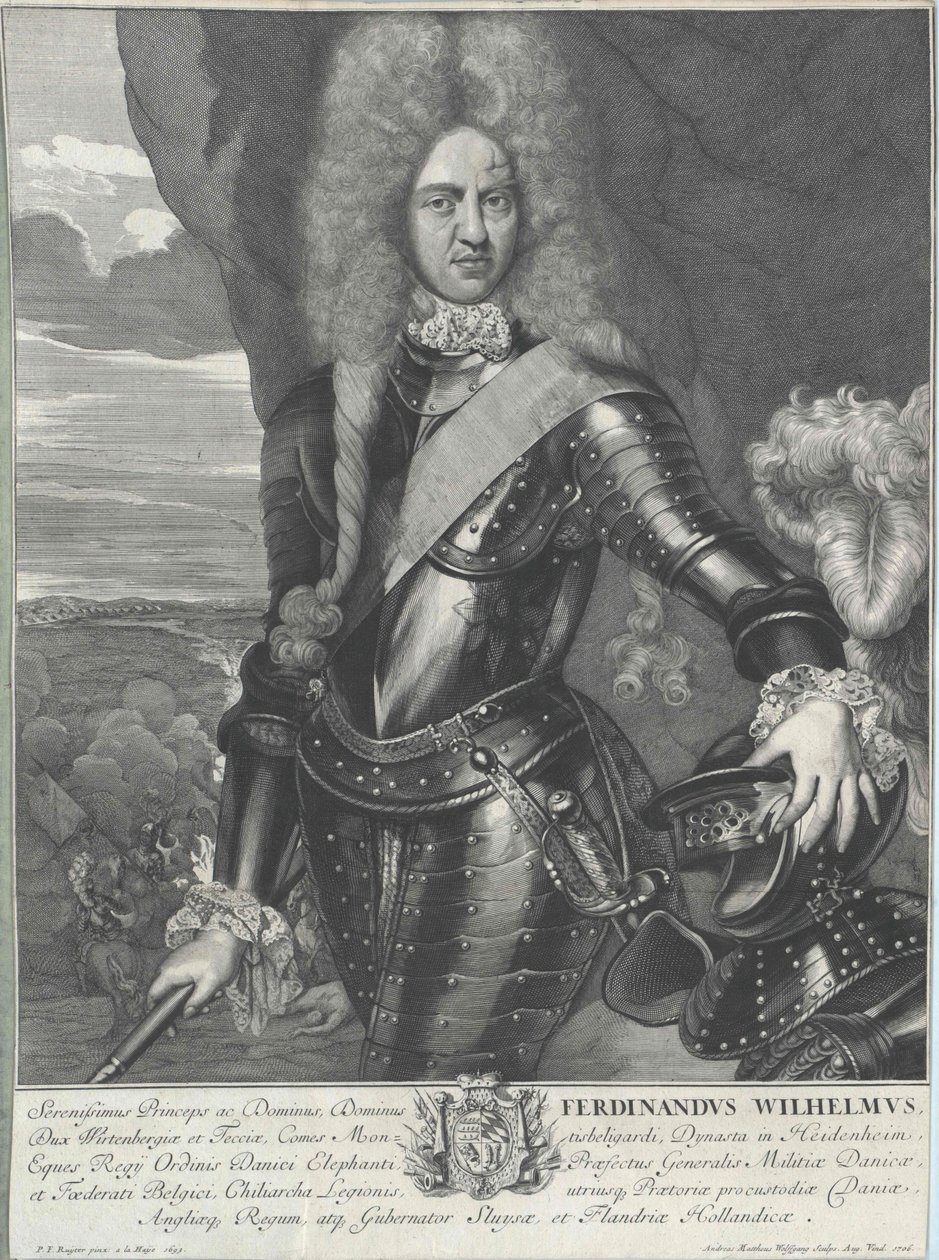Duque de Wuerttemberg Ferdinand Wilhelm de Artist Unknown