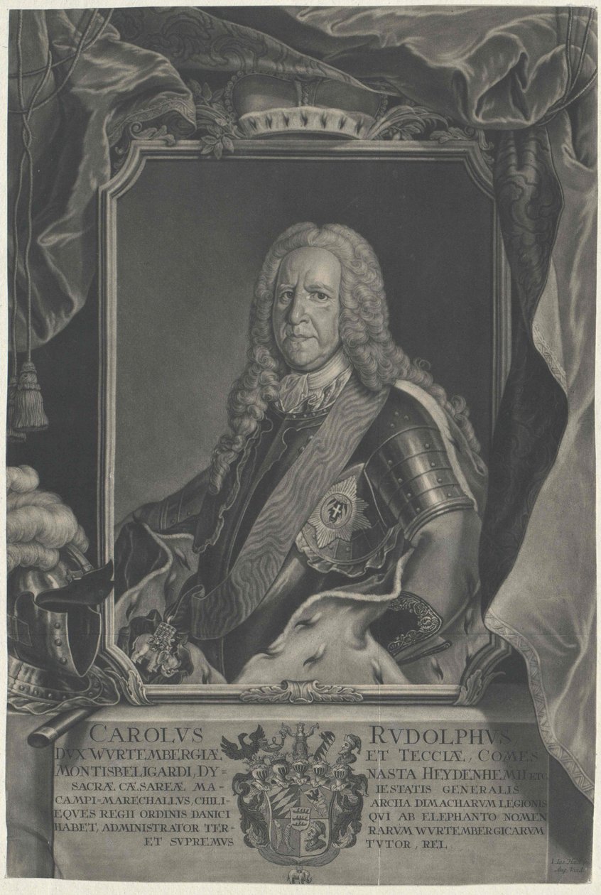 Duque de Wuerttemberg Karl Rudolf de Artist Unknown