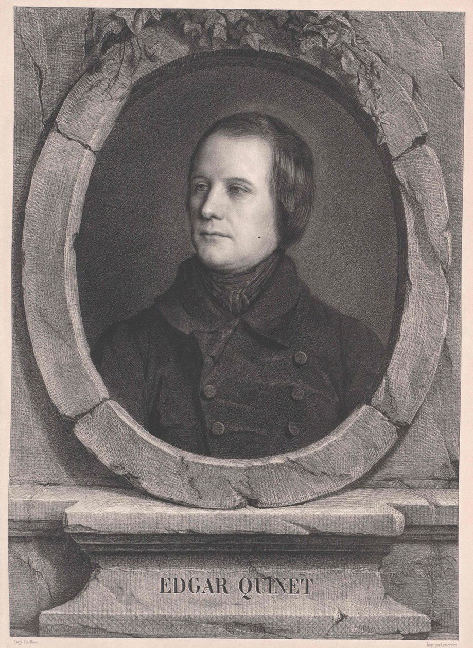 Edgar Quinet (impressão) de Artist Unknown