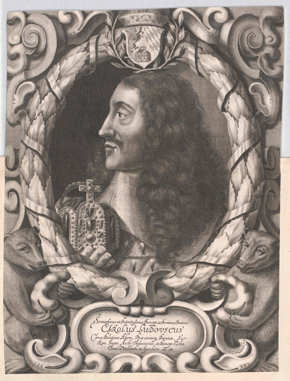 Eleitor do Palatinado Carlos I Ludwig de Artist Unknown