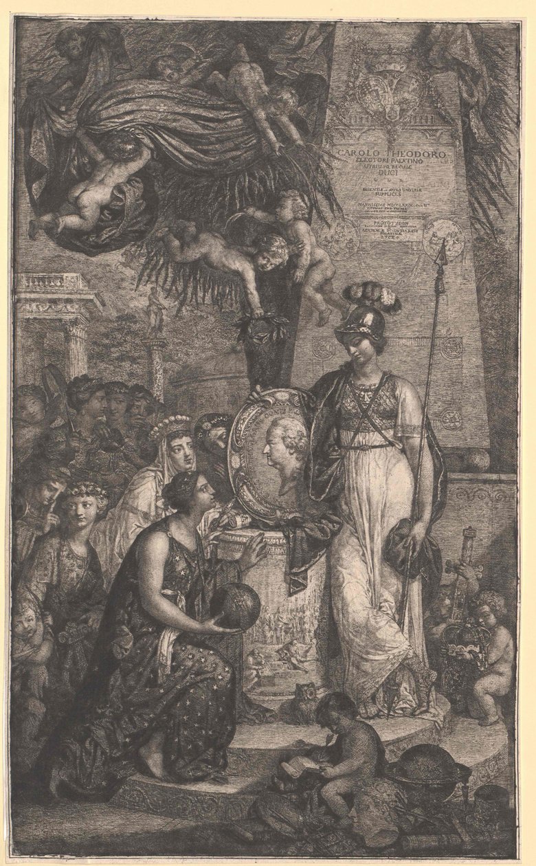 Eleitor da Baviera Karl Theodor de Artist Unknown