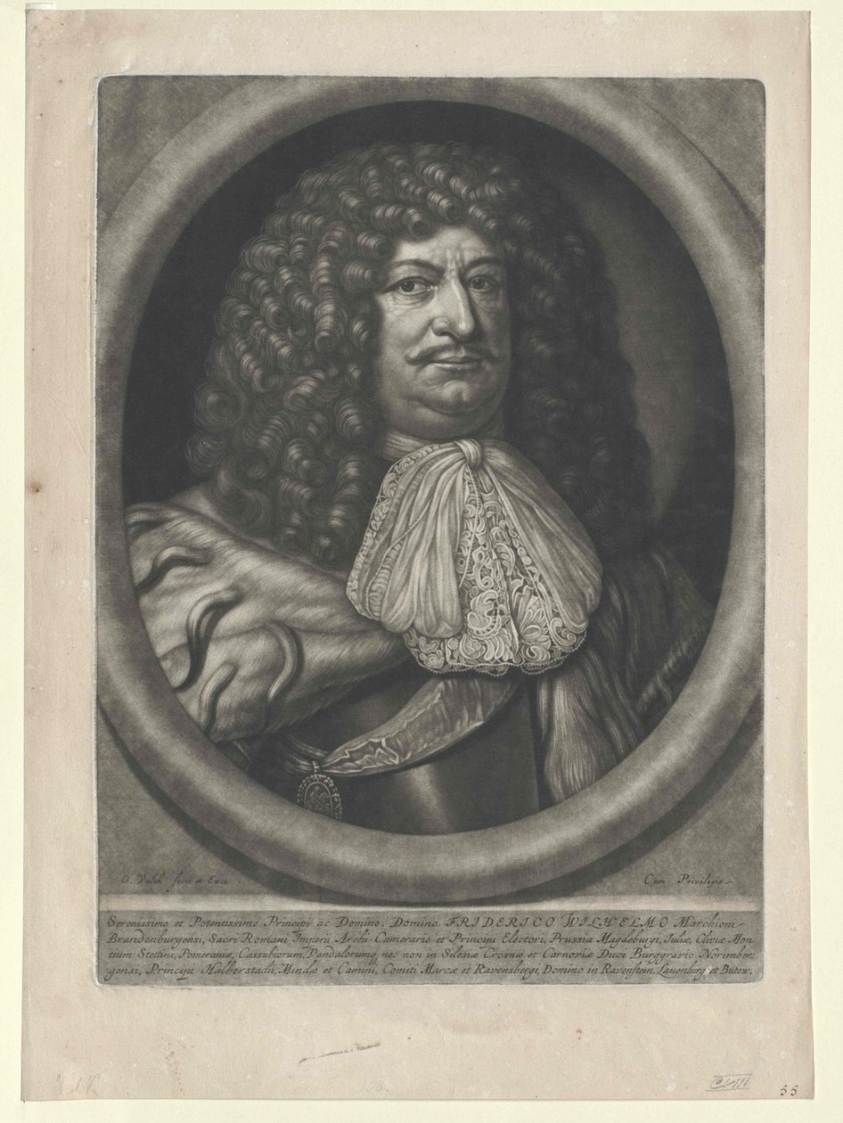 Eleitor de Brandeburgo Friedrich Wilhelm de Artist Unknown