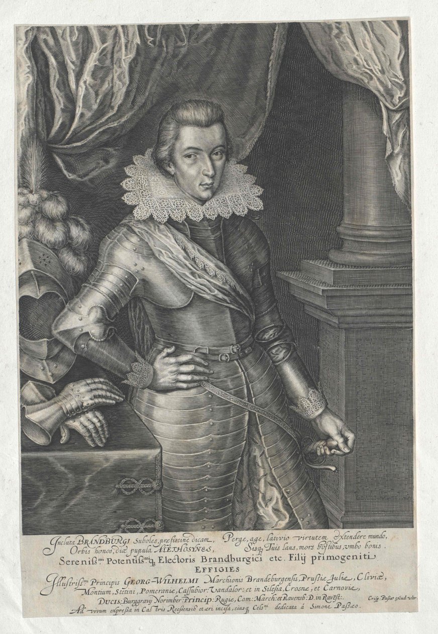Eleitor de Brandeburgo Georg Wilhelm de Artist Unknown