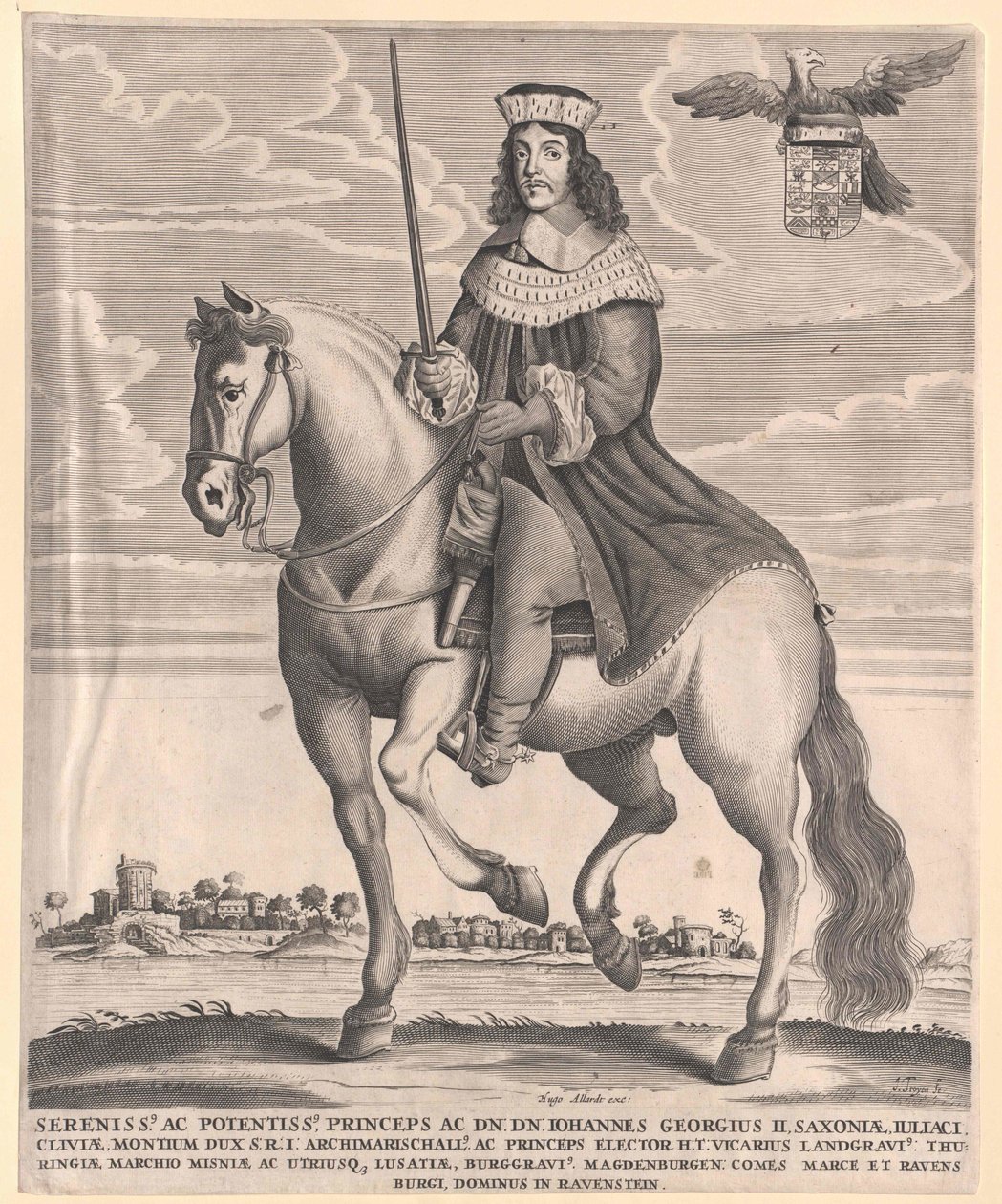 Eleitor da Saxónia Johann George II de Artist Unknown