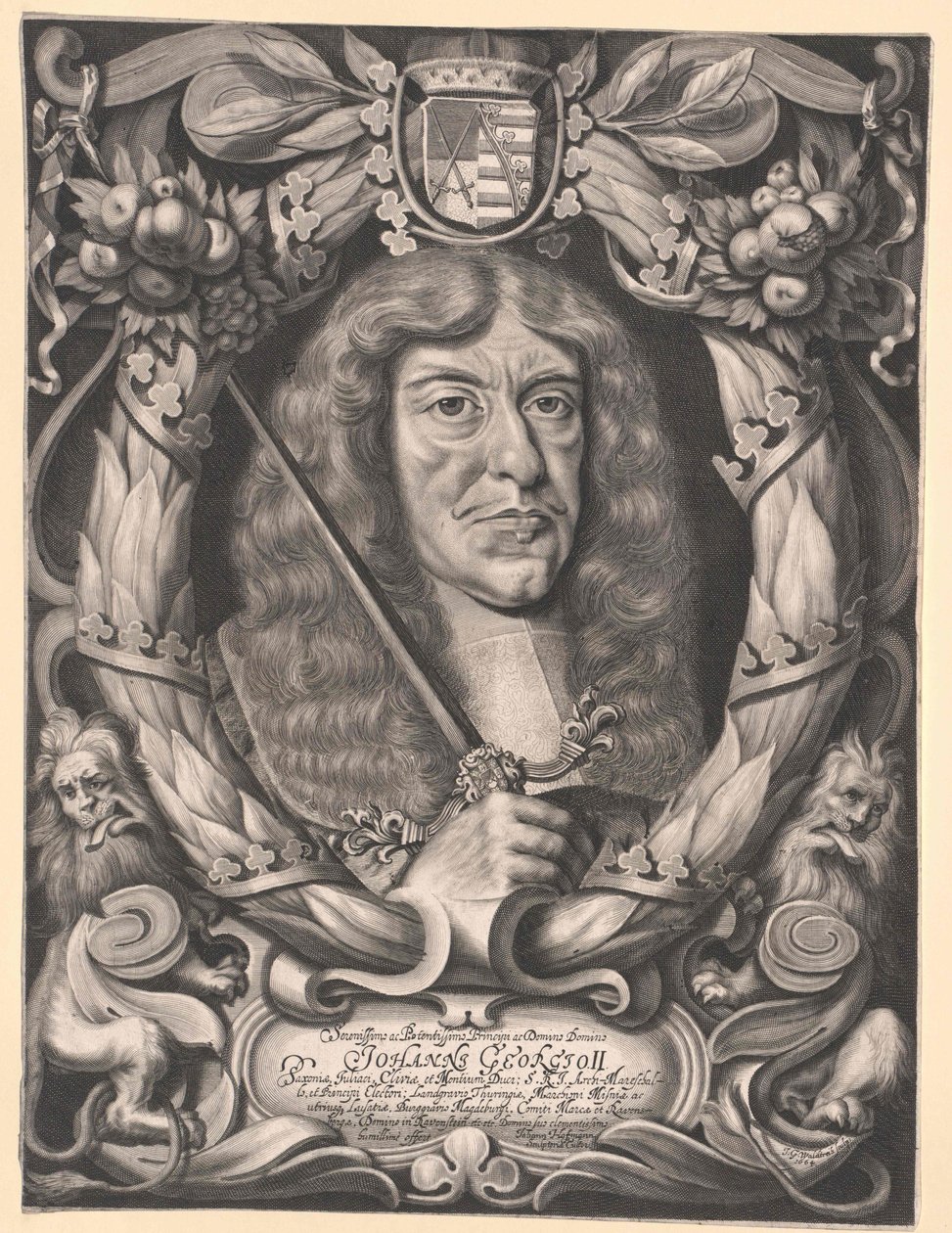 Eleitor da Saxónia João Jorge II de Artist Unknown