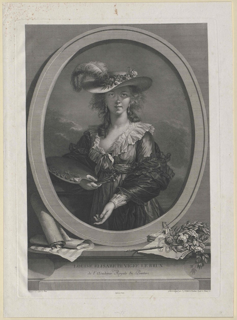 Elisabeth Vigee-Lebrun de Artist Unknown