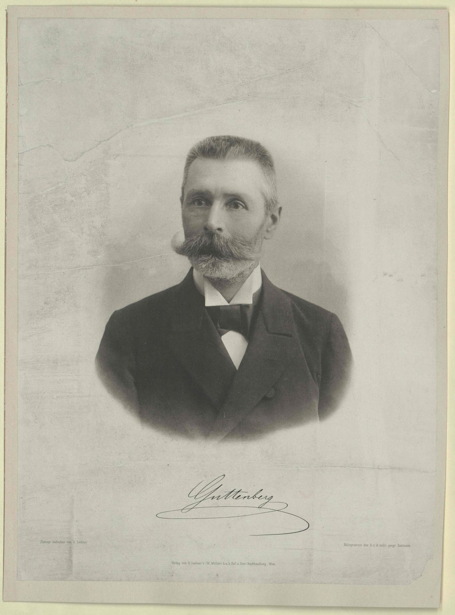 Emil Baron von Guttenberg (impressão) de Artist Unknown