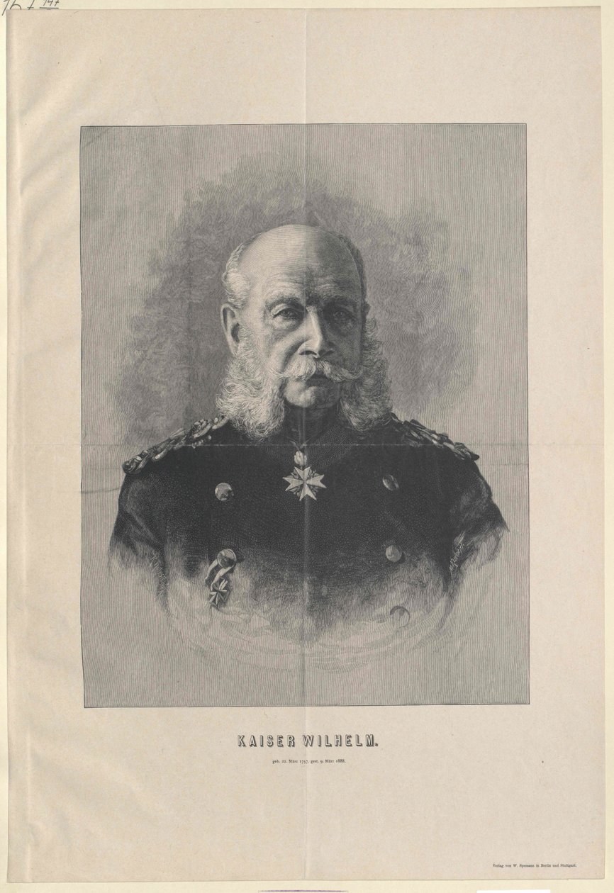 Imperador Guilherme I de Artist Unknown