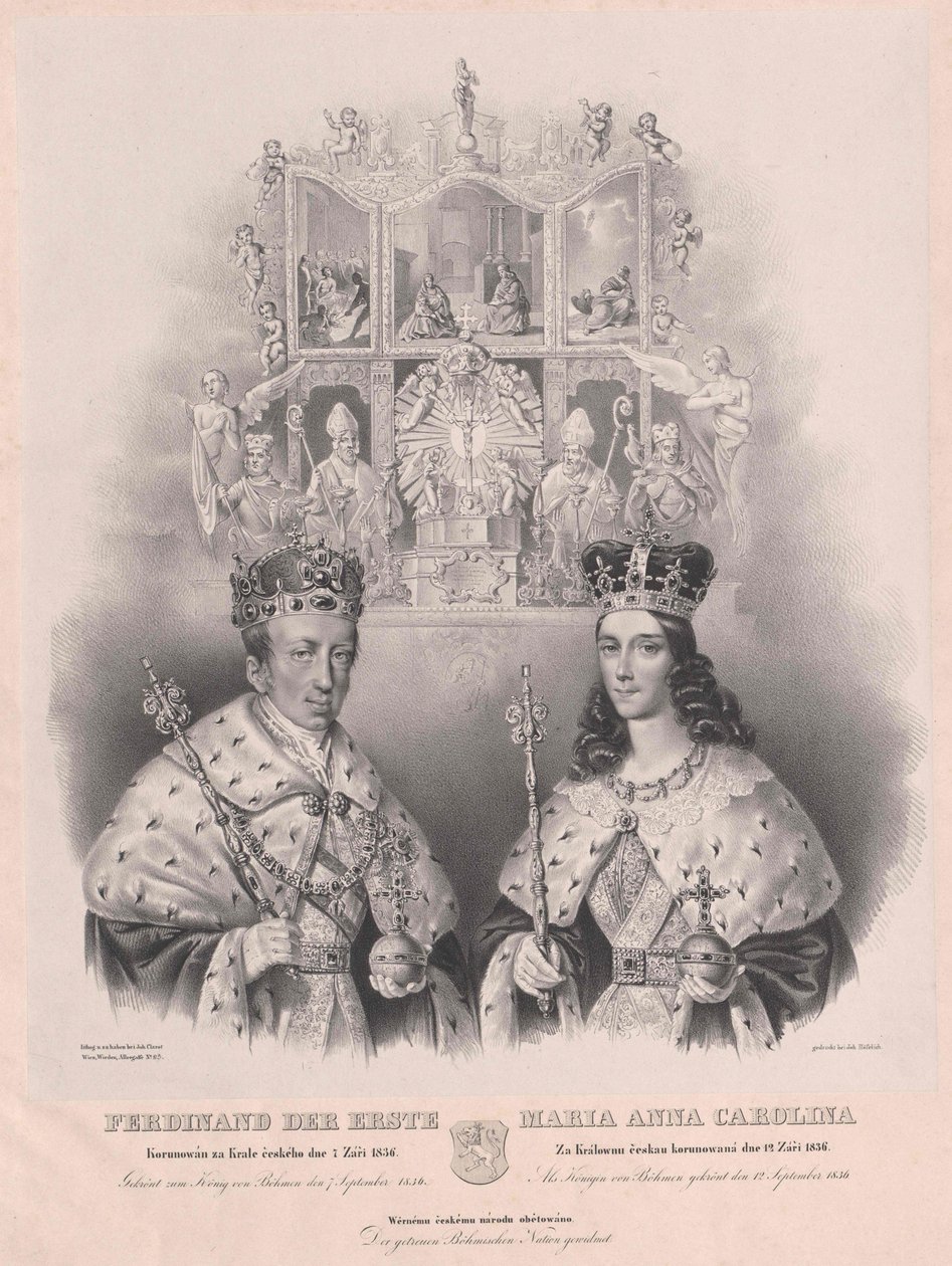 Imperador da Áustria Fernando I de Artist Unknown