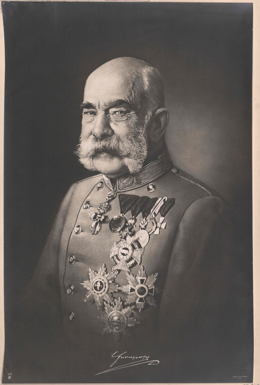 Imperador da Áustria Franz Joseph I de Artist Unknown