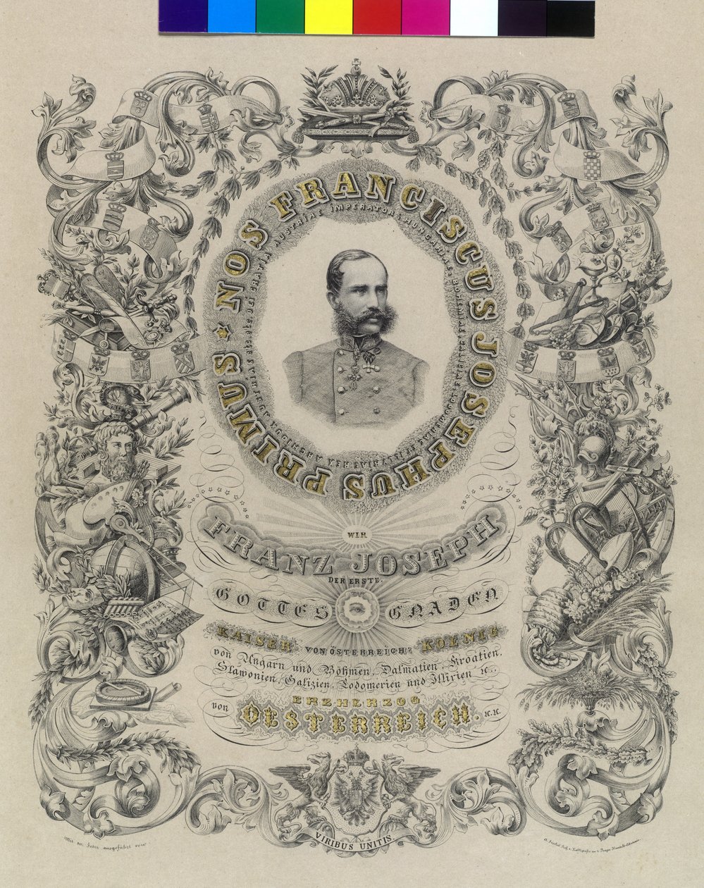 Imperador da Áustria Franz Joseph I de Artist Unknown