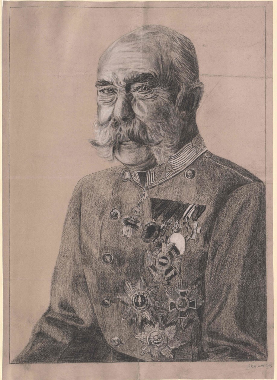 Imperador da Áustria Franz Joseph I de Artist Unknown