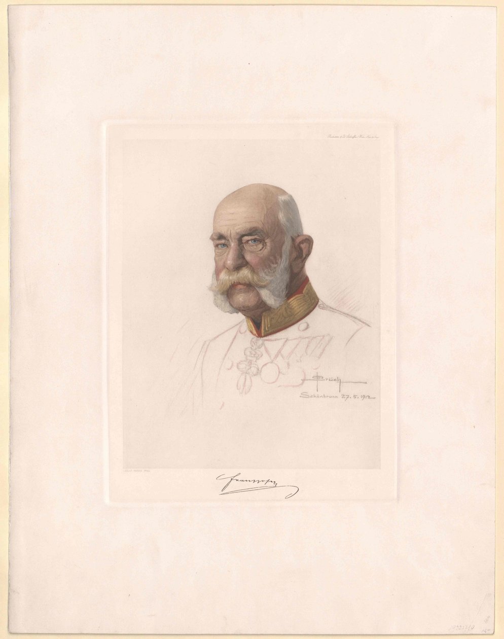 Imperador da Áustria Franz Joseph I de Artist Unknown