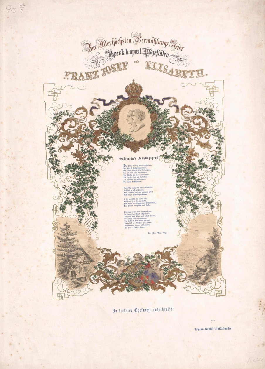 Imperador da Áustria Franz Joseph I de Artist Unknown