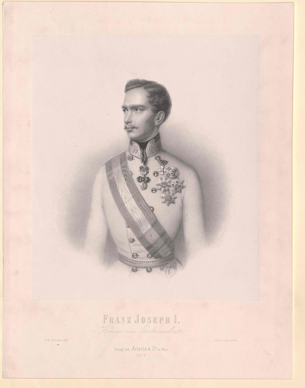 Imperador da Áustria Franz Joseph I de Artist Unknown