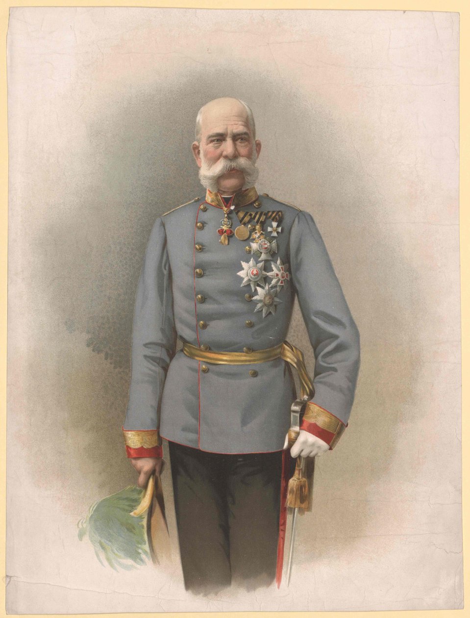 Imperador da Áustria Franz Joseph I de Artist Unknown