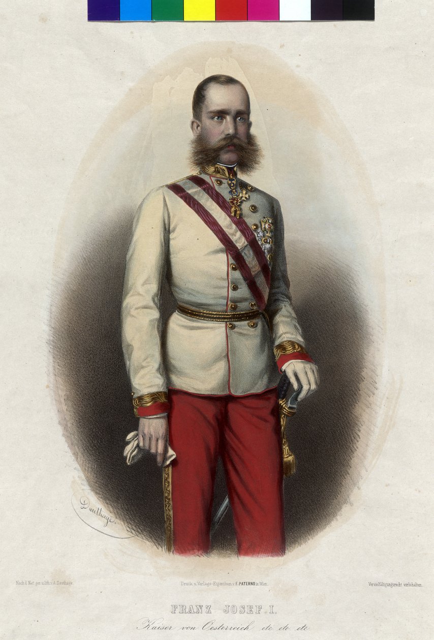 Imperador da Áustria Franz Joseph I de Artist Unknown